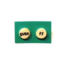 Load image into Gallery viewer, SUCK IT STUD EARRINGS (Shipping included in price)-4 available
