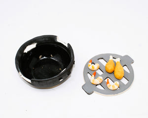 CHICKEN AND SHHRIMP GRILL INCENSE BURNER #1