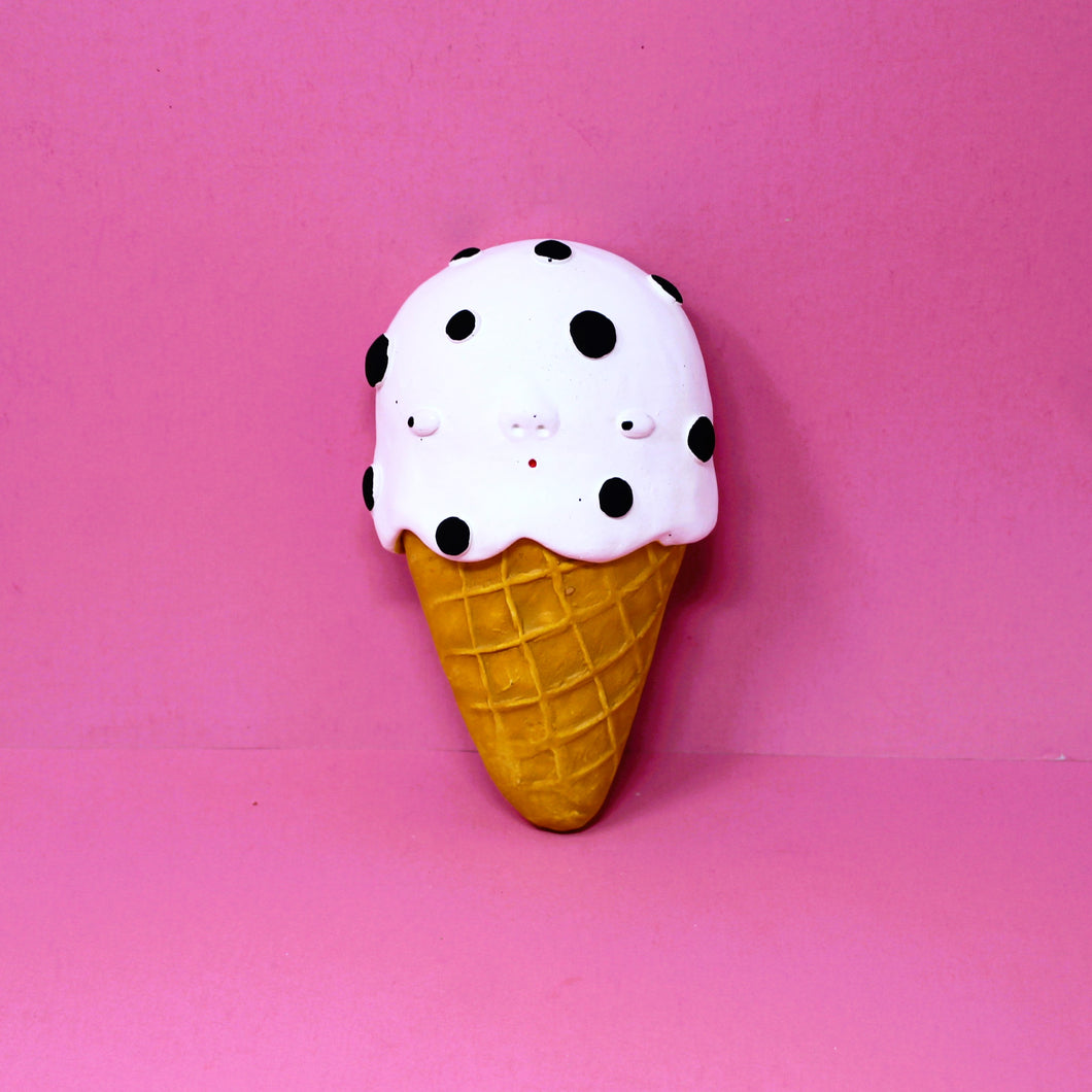 VANILLA CHOCOLATE CHIP ICE CREAM WALL ART #1