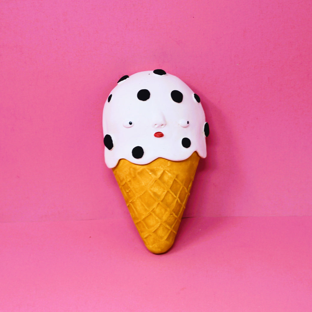 VANILLA CHOCOLATE CHIP ICE CREAM WALL ART #2