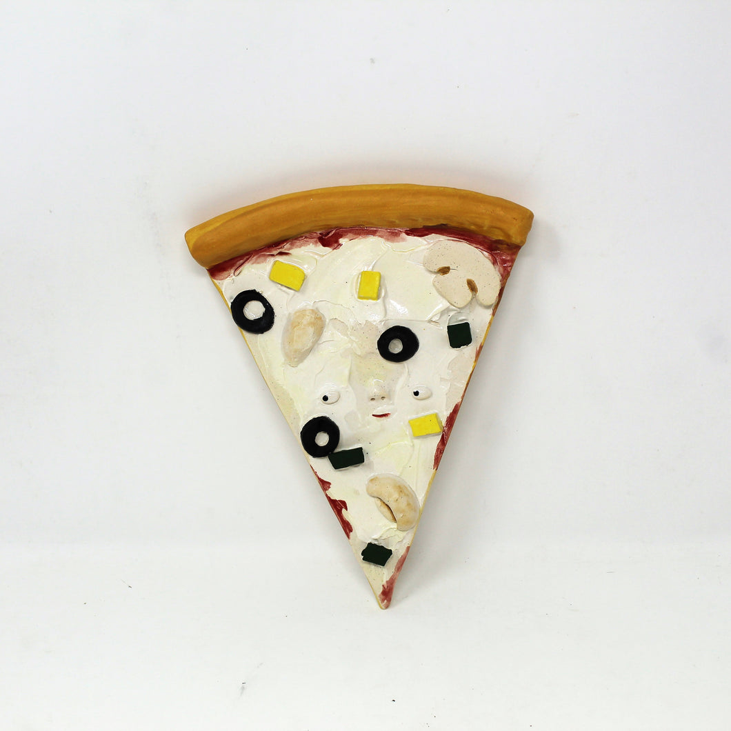 VEGGIE PIZZA SCULPTURE WALL PIECE #1