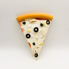 Load image into Gallery viewer, VEGGIE PIZZA SCULPTURE WALL PIECE #1
