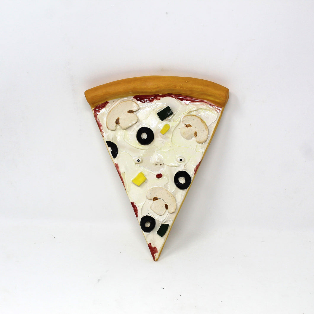 VEGGIE PIZZA SCULPTURE WALL PIECE #2