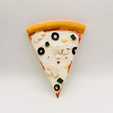Load image into Gallery viewer, VEGGIE PIZZA SCULPTURE WALL PIECE #2
