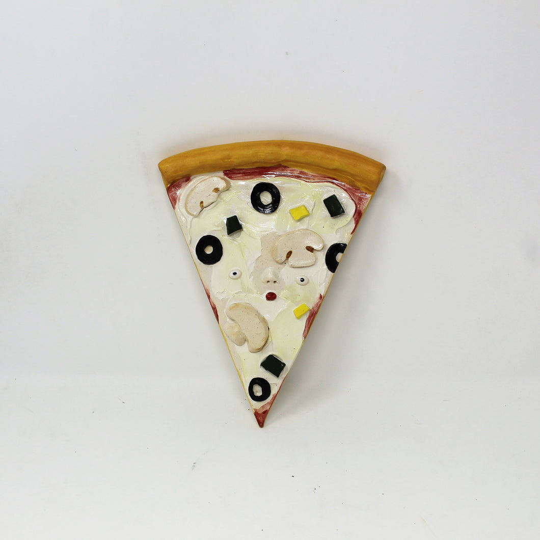 VEGGIE PIZZA SCULPTURE WALL PIECE #4