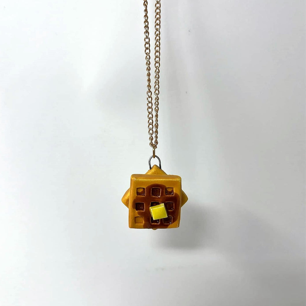 WAFFLES NECKLACE (shipping included in price) 4 in stock