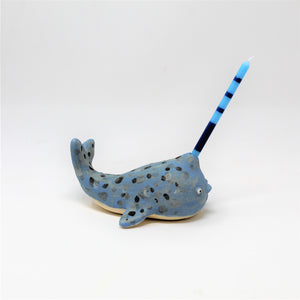 5.5 INCH NARWHAL BIRTHDAY CANDLE HOLDER #2