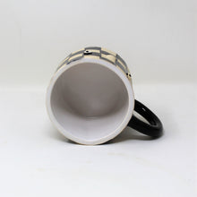 Load image into Gallery viewer, BLACK CHECKER MUG #1
