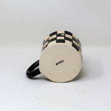 Load image into Gallery viewer, BLACK CHECKER MUG #1
