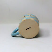 Load image into Gallery viewer, BLUE CHECKER MUG #1
