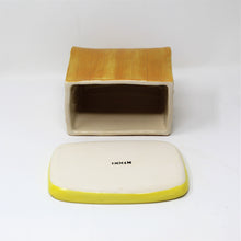 Load image into Gallery viewer, BREAD LOAF BUTTER DISH #2  $120 (shipping $20)
