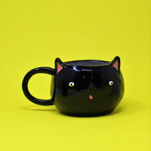 Load image into Gallery viewer, 16 OZ. BLACK CAT MUG #1
