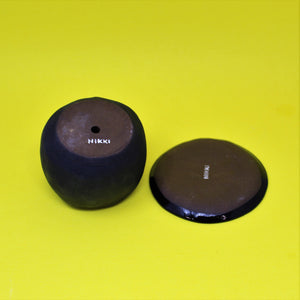 4 INCH BLACK CAT PLANTER #2