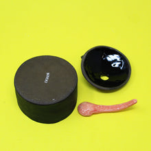 Load image into Gallery viewer, BLACK CAT SPICE JAR AND TONGUE SPOON #3
