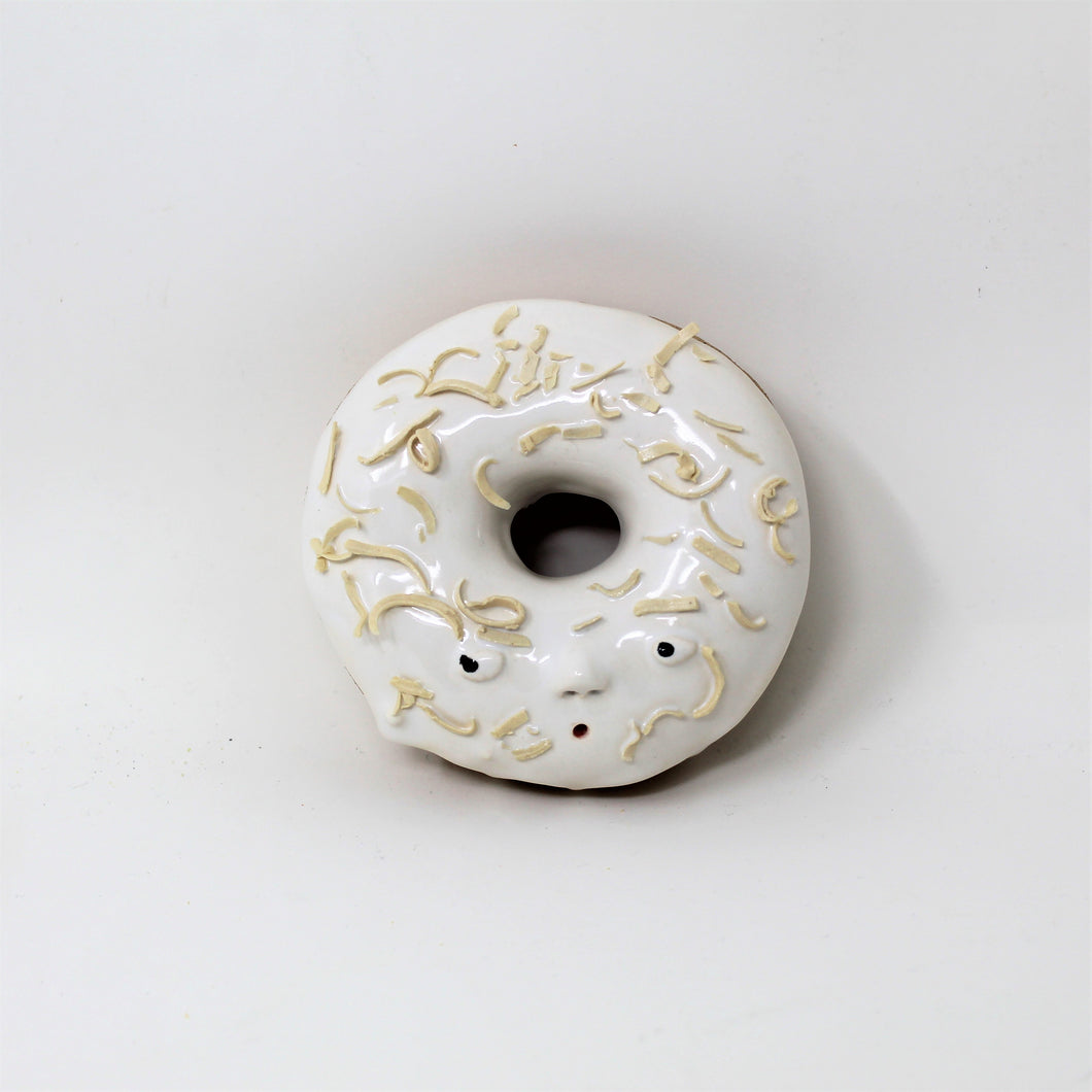 COCONUT SHAVINGS DONUT WALL ART #1