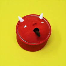 Load image into Gallery viewer, SPICY LITTLE DEVIL JAR AND TONGUE SPOON #1
