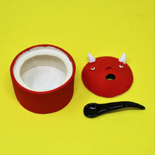 Load image into Gallery viewer, SPICY LITTLE DEVIL JAR AND TONGUE SPOON #2
