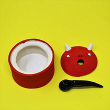 Load image into Gallery viewer, SPICY LITTLE DEVIL JAR AND TONGUE SPOON #3
