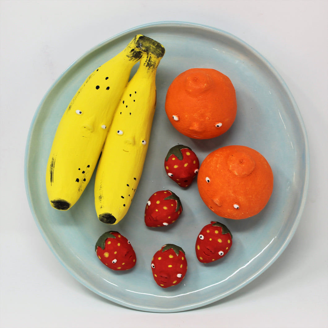 FRUIT PLATE WALL ART $250 (shipping $20)