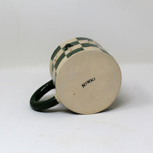 Load image into Gallery viewer, GREEN CHECKER MUG #2
