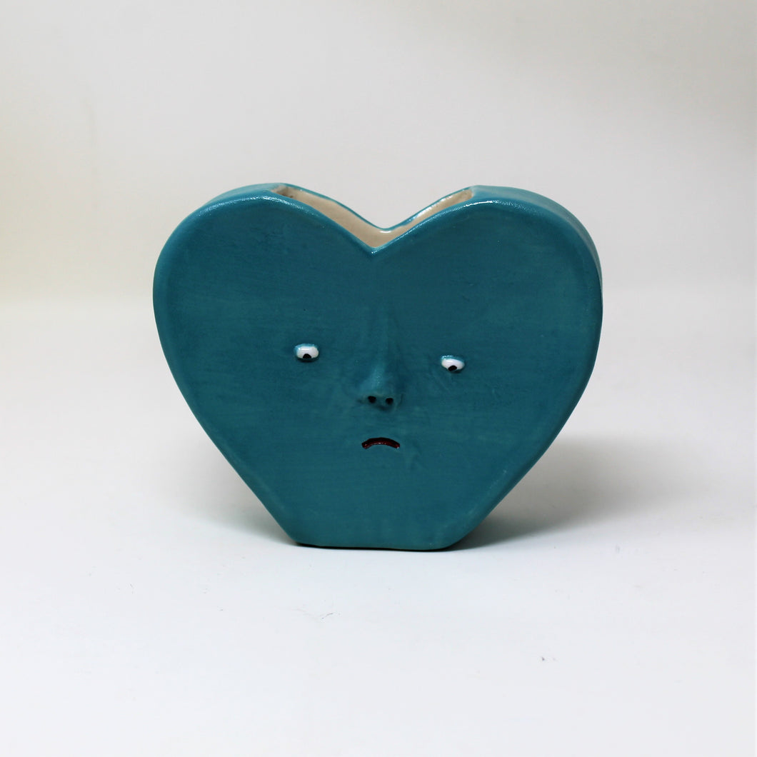 CANDY HEART FACE VASE #3