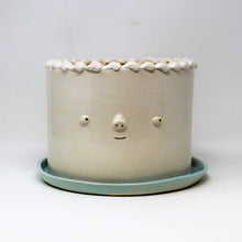 Load image into Gallery viewer, 7.5 INCH CAKE PLANTER WITH PLATE #1
