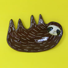 Load image into Gallery viewer, SLOTHY FACE TRINKET PLATE #5
