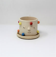 Load image into Gallery viewer, MULTICOLOR 4 INCH PLANTER WITH PLATE #1
