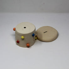 Load image into Gallery viewer, MULTICOLOR 4 INCH PLANTER WITH PLATE #2
