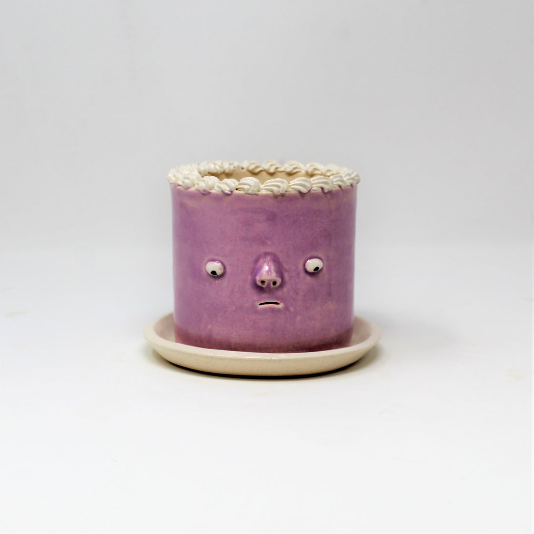 3.25 INCH CAKE PLANTER WITH PLATE #3