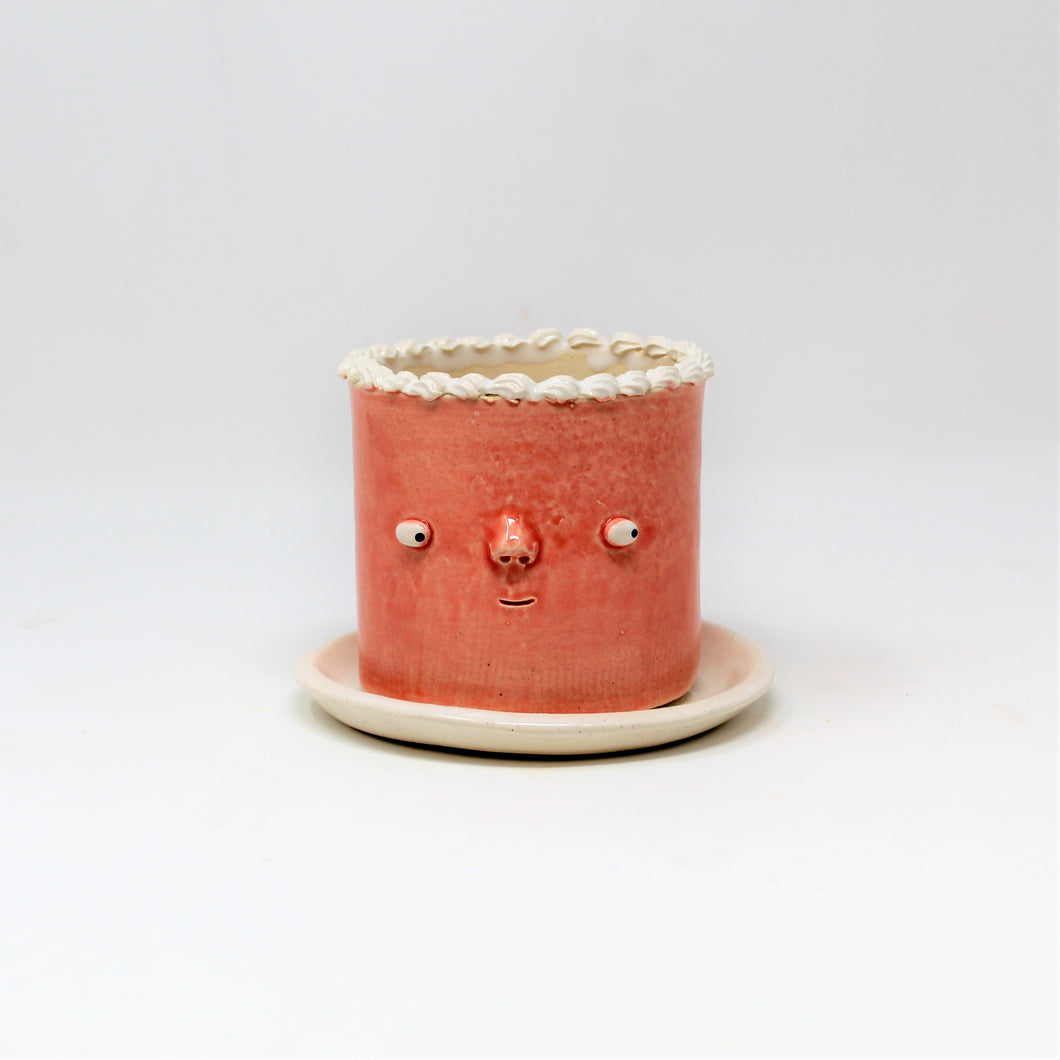 3.25 INCH CAKE PLANTER WITH PLATE #5