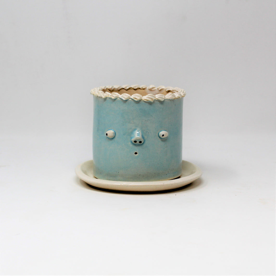 3.25 INCH CAKE PLANTER WITH PLATE #7