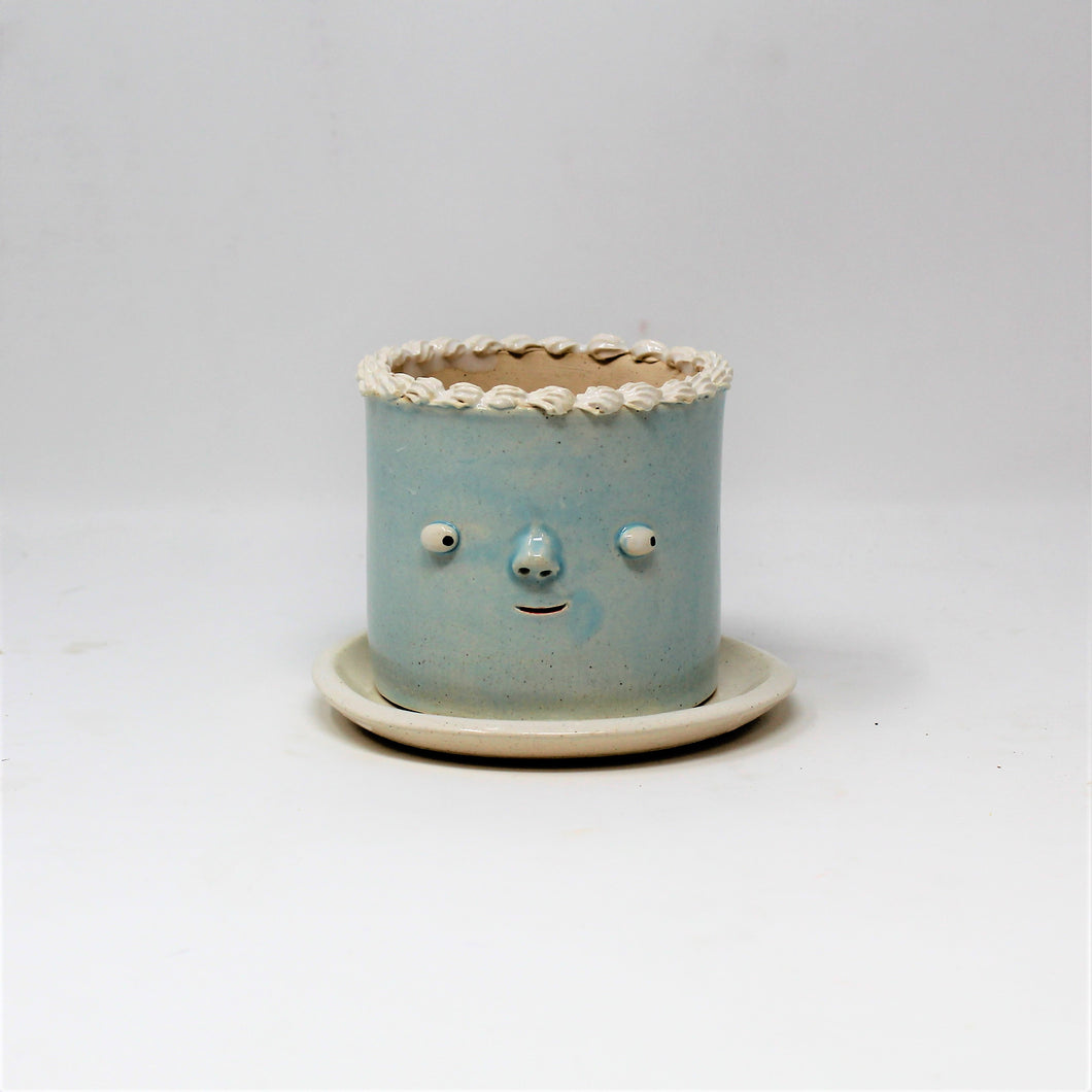 3.25 INCH CAKE PLANTER WITH PLATE #8