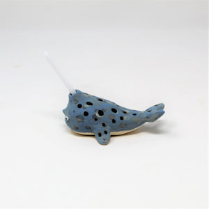 4 INCH NARWHAL BIRTHDAY CANDLE HOLDER #4