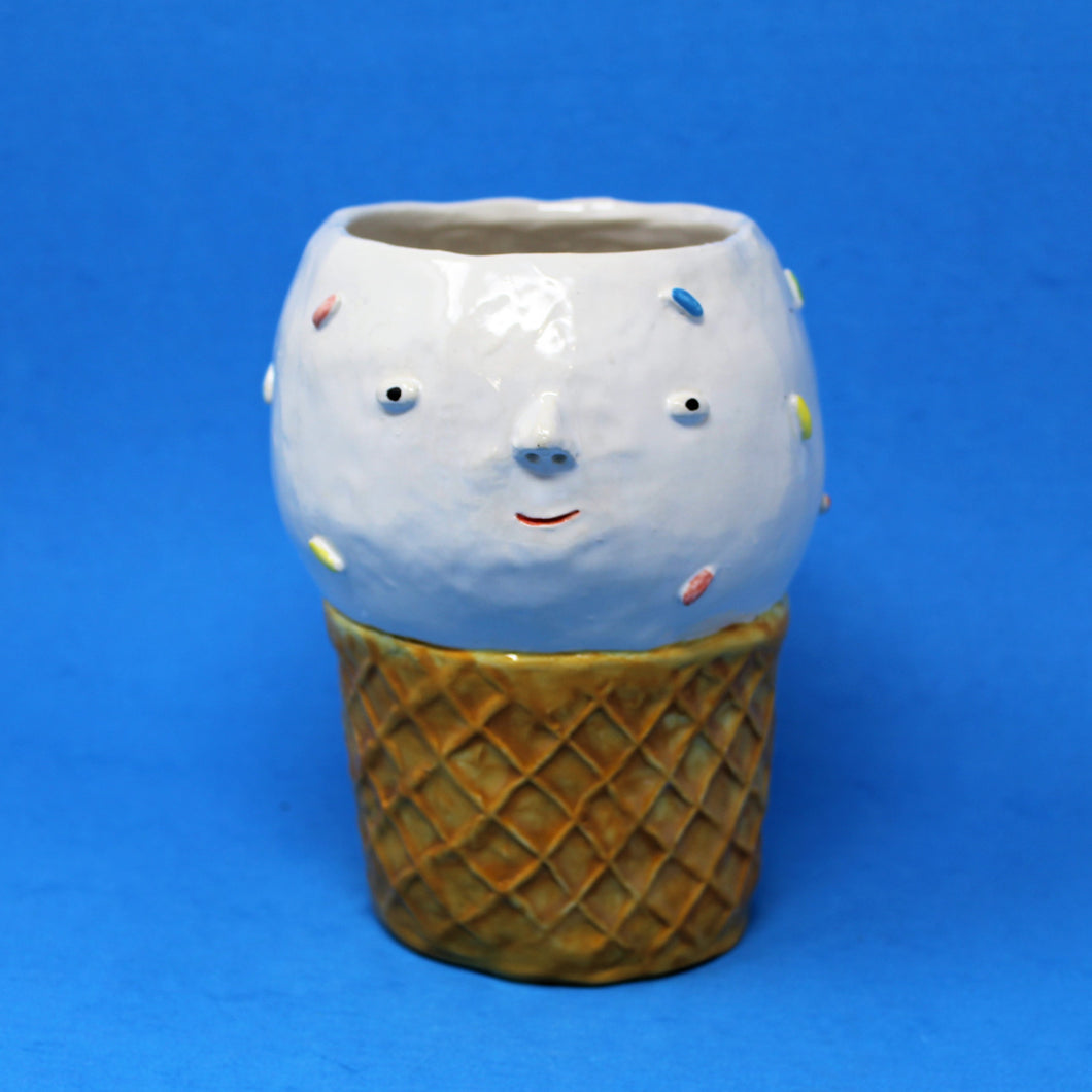 LARGE ICE CREAM AND SPRINKLES FACE TUMBLER #2