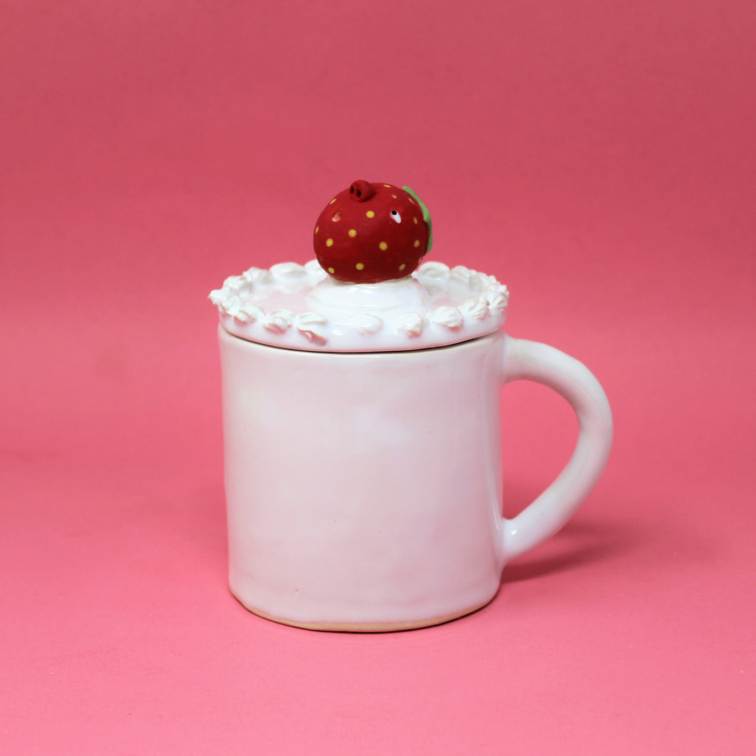 CAKE MUG WITH STRAWBERRY #1