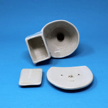 Load image into Gallery viewer, TOILET POUR OVER TANK MUG WITH TINY POOP #1
