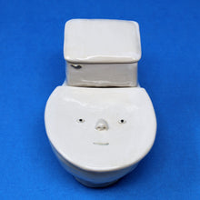 Load image into Gallery viewer, TOILET POUR OVER TANK MUG WITH TINY POOP #1
