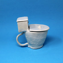 Load image into Gallery viewer, TOILET POUR OVER TANK MUG WITH TINY POOP #4
