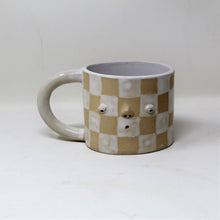 Load image into Gallery viewer, WHITE CHECKER MUG
