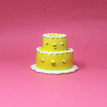 Load image into Gallery viewer, TWO TIER YELLOW CAKE TAPER CANDLE HOLDER #2
